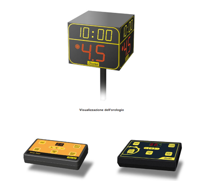 display per 24 secondi + tempo di gioco mod. BT 6008