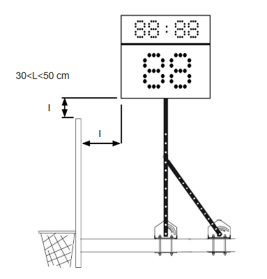 display per 24 secondi + tempo di gioco mod. BT 6008